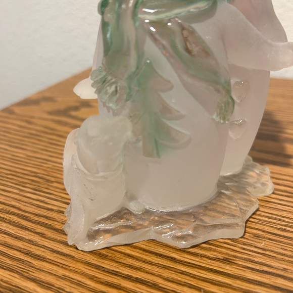 Festive Snowman Figurine with Blue and Red Accents - Picture 6 of 11